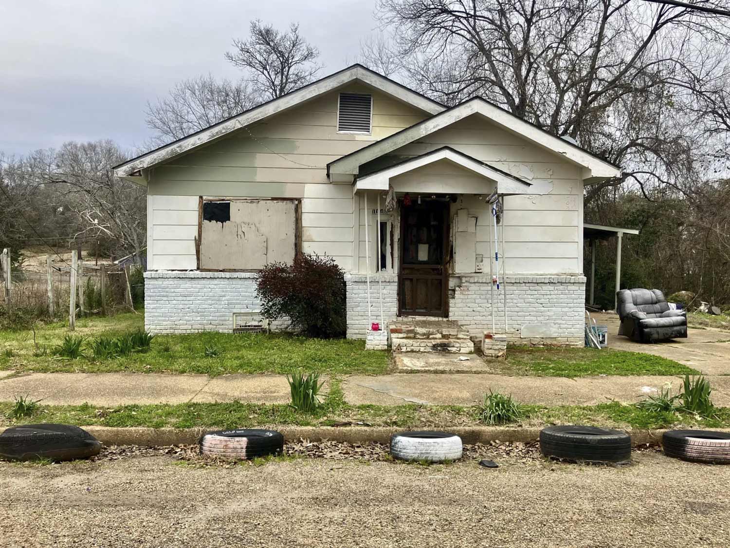 Former Republic of New Africa headquarters on Lewis Street, near downtown Jackson